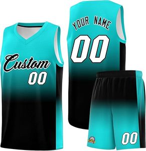 Camiseta de baloncesto Reversible personalizada Unisex, ropa deportiva de malla de poliéster transpirable de secado rápido, conjunto con estampado de tallas grandes de para - Product Image 1