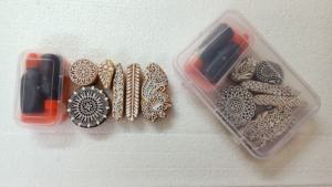 Bloques de Impresión de Henna Hechos a Medida con Tinta Disponible en Color Rojo, Negro y Marrón para Damas y Niñas con Fines de Reventa. - Product Image 2