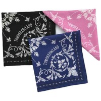 Ventes chaudes : Bandana en coton personnalisé avec logo imprimé, multifonctionnel, unisexe, à pois, uni, à carreaux, personnalisable, vente en gros