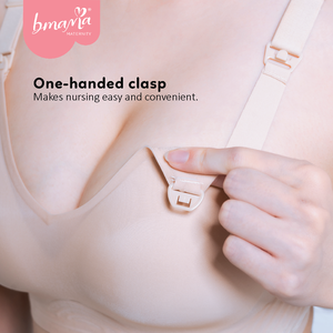 Soutien-gorge d'allaitement Bmama Seamless Everyday Cool Jelly en spandex/nylon, bretelles réglables, fermeture à quatre crochets, sans armatures - Product Image 2