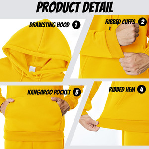 Customized Men's Sweatshirt Drop-shoulder 100% Cotton <b>3D</b> Embossed Oversized Puff Print Hoodie Fleece Pullover <b>Hoodies</b> For Men - Product Image 6