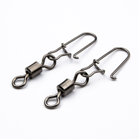 Dispositif rotatif de pêche en gros réglage à pression roulement pivotant avec connecteur à double verrouillage accessoires de pêche