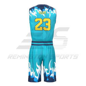 Nouveau meilleur ensemble de basket-ball imprimé par sublimation de qualité supérieure uniformes de basket-ball personnalisés pour hommes - Product Image 5