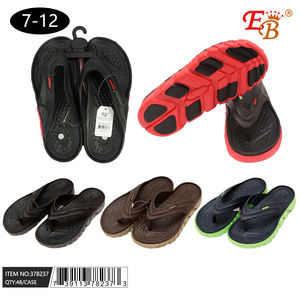 Zapatillas de agua para hombre Eb, sandalias de punta abierta con suela de EVA de secado rápido para uso en exteriores en primavera y verano, talla 48, 48 unidades. - Product Image 1