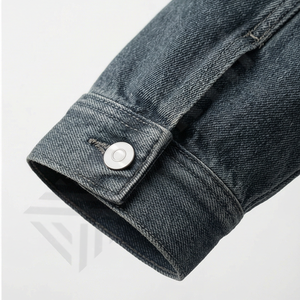 Chaqueta Vaquera de Algodón para Hombre de la Mejor Calidad, Transpirable, Talla Grande, Cierre Completo con Cremallera, Chaqueta Casual para Exteriores para Otoño e Invierno - Product Image 6