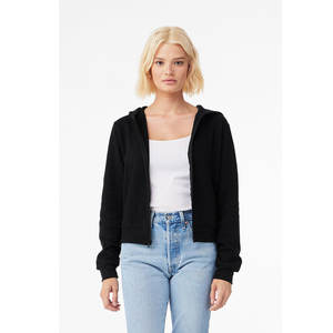 7539มีฮู้ดแบบซิปเต็มสำหรับผู้หญิงเสื้อกันหนาวสไตล์ฮาราจูกุพิมพ์ลายแบบกำหนดเองพร้อมปกผ้าถักสำหรับฤดูใบไม้ร่วง - Product Image 2