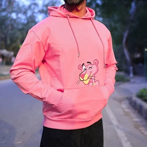 เสื้อฮู้ดแขนยาวผู้ชายแบบสั่งทำพิเศษ ผ้าฟลีซผสมโพลีเอสเตอร์ 80% คอตตอน 20% สีพื้น พิมพ์ลายแบบซับลิเมชั่น ทอแบบพิเศษ สำหรับฤดูหนาว ผ้าไม่ยับ - Product Image 3