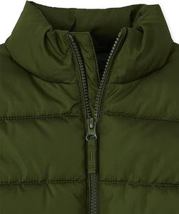 Chaqueta de Invierno Acolchada Personalizada al por Mayor, 100% Poliéster, para Hombre, con Cuello Alto, Cálida para Exteriores - Product Image 6