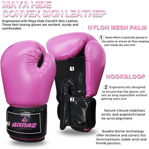 Guantes de Boxeo Premium con Diseño de Acolchado Duradero y Soporte Cómodo para la Muñeca, con Acolchado Absorbente de Impactos - Product Image 4