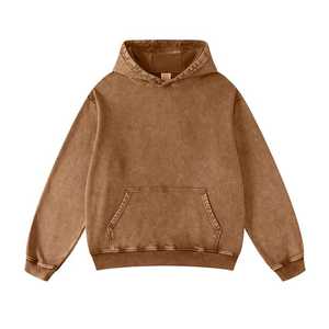 Sudaderas con capucha de lana de manga larga para hombre Colección de invierno de venta superior con patrón de impresión sólida Material de calidad Talla XS - Product Image 4