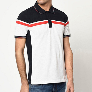 เสื้อโปโลผ้าฝ้าย100% สำหรับผู้ชายเสื้อเจอร์ซี่ผ้าฝ้ายเฮฟวี่เวทออกแบบโลโก้ธรรมดา - Product Image 3
