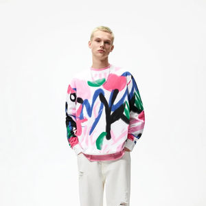 Men's Unisex 100% Cotton Neck Hoodie New Fashion Oversized Quick Dry <b>Sweatshirts</b> Casual Sets for <b>Yoga</b> Fitness Seamless - Product Image 2