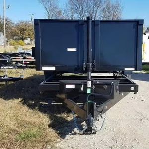 รถพ่วงเกษตรกรรมคุณภาพสูง 4 ล้อ 3-10 ตัน แบบไฮดรอลิก สำหรับลากจูงรถแทรกเตอร์ - Product Image 1