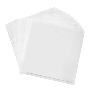 Prix le moins cher 12 ''Record Housses extérieures <span class=keywords><strong>Cd</strong></span> / Dvd / Vinyl Record Album Pack de stockage 50 Matériau Ldpe sans scellable - Product Image 5