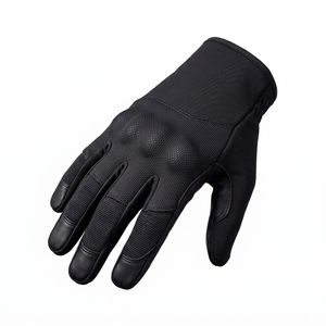 Gants de travail ajustés haute sensibilité en Spandex, Nylon et Cuir, respirants, compatibles écran tactile, résistants aux coupures, tactiques - Product Image 1