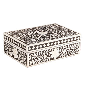 Excellent Bone Inlay Jewelry <b>Box</b> Luxury Home <b>Decorative</b> <b>Storage</b> <b>Box</b> Handmade Designer Jewelry Organizer Bone Inlay Boxes 2025 - Product Image 1