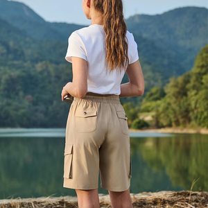 Pantalones cortos de golf transpirables OEM para mujer, Impresión de logotipo personalizado, ajuste elástico adecuado para ropa deportiva, promociones y eventos de regalo - Product Image 6