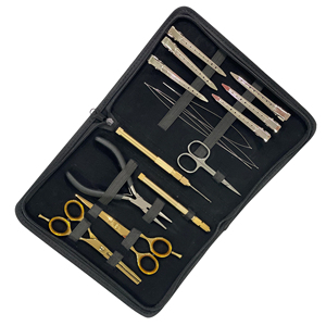 Ensemble d'outils d'extension de cheveux en gros Pinces d'extension de cheveux et kits d'outils d'épilation d'extensions de cheveux de ciseaux - Product Image 2