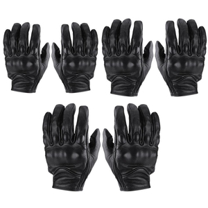 OEM Premium PU Leather Winter Bike Riding Gloves Full-Finger Build Unisex Use Customizable <b>Mens</b> Comfort Hand Grips Daily Use - Product Image 1