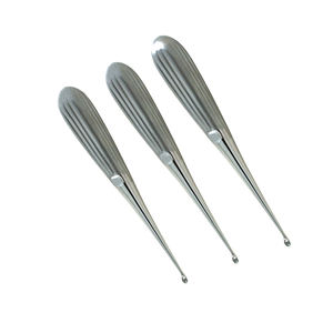 Juego de cureta de hueso de 3 uds hecho a medida, mango hueco, cirujanos, usos biológicos, cureta de hueso médica alemana de acero inoxidable - Product Image 3