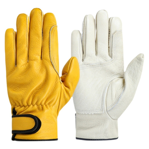 Leather Working <b>Gloves</b> Protective and Waterproof for Driving and Welding Factory <b>Fleece</b> <b>Lined</b> <b>Gloves</b> Coated <b>Gloves</b> - Product Image 5