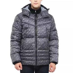 Prendas de vestir deportivas para hombre, chaquetas acolchadas con capucha resistentes al agua acolchadas, precio al por mayor, poliéster, nailon, estilo callejero - Product Image 1