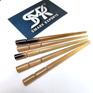 Palo aplicador de Kohl de cuerno de vaca de Color claro de lujo, herramienta de delineador de ojos pulido hecho a mano, acabado suave para uso diario de belleza tradicional - Product Image 3