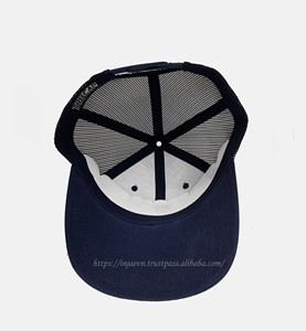 Custom <b>Plain</b> Logo Structured & Breathable Mesh Trucker <b>Cap</b>, Young & Comfortable Streetwear for Adult, Crafted in Vietnam Factory - Product Image 5