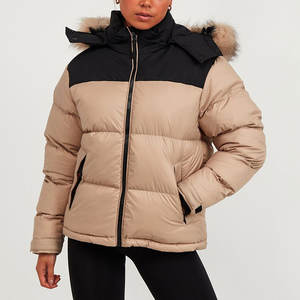 Wholesale <b>Women's</b> Clothing Manufacturers Custom Ladies <b>Winter</b> Bubble <b>Woman</b> Clothes Puffer Jacket and <b>Coats</b> Detachable Collar - Product Image 1