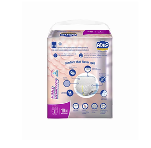 Culotte absorbante pour adulte Adilo, style pull-up, design extra premium à bulles, taille petite, confortable, respirante, absorbante, soins quotidiens - Product Image 4