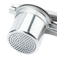 Tomatto Italiaans RVS AISI 430 18/C Spiegelpolijst Zilver Ecologisch Handmatige Aardappelstamper Ergonomische Handgreep