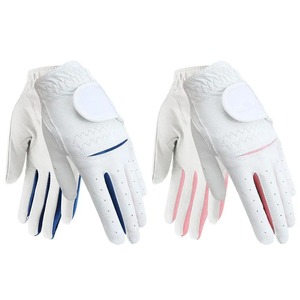 Gants de golf personnalisés en cuir Cabretta microfibre respirant, écologiques, antidérapants pour hommes, décontractés, unis, toutes saisons - Product Image 2