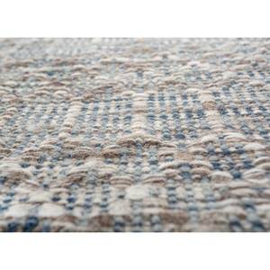 พรมขนสัตว์ทอมือลายเรขาคณิตสีน้ำเงินแบบแบน ยี่ห้อ Indusbar สำหรับปูพื้นบ้าน ห้องโถง และห้องนอน-PDWL-671 - Product Image 3