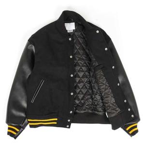 Fabricant OEM, veste bomber de baseball de haute qualité pour hommes, manches en polyester brodées en chenille, veste varsity personnalisée, hiver - Product Image 1