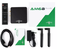 Ugoos AM6B plus Android 9 Smart TV Box 4 go DDR4 32 go Amlogic S922X-J 2.4G 5G wifi 6 1000M LAN 4K Set Top Box