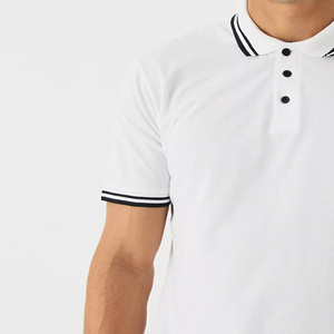 เสื้อโปโลผู้ชายคุณภาพสูงระบายอากาศได้ดี ดีไซน์เรียบง่าย สไตล์คลาสสิกใหม่ ผลิตตามสั่ง เสื้อโปโลลำลองสำหรับผู้ชาย - Product Image 2