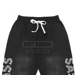 Survêtement en strass Vêtements décontractés OEM Fabriqués à la mode Survêtement en strass pour hommes En stock - Product Image 5