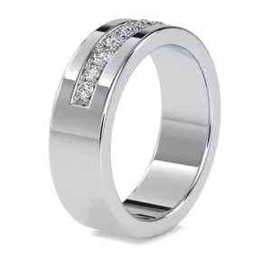 Anillo de compromiso de diamante de moissanita de corte brillante 5 DE Plata de Ley 925 para compromiso boda aniversario fiesta regalo joyería - Product Image 2