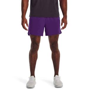 Pantalones cortos ligeros y cómodos para correr, cintura elástica, ropa para hombre, pantalones cortos 100% de algodón y poliéster, ropa de calle de verano, Color púrpura - Product Image 3