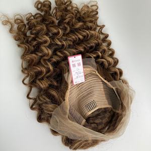 Vietnamese <b>Hair</b> <b>Body</b> Wavy Frontal Wig 13x6 Mix Piano 2Q+12 HD Lace Wig High Quality No tangle No Shedding - Product Image 2