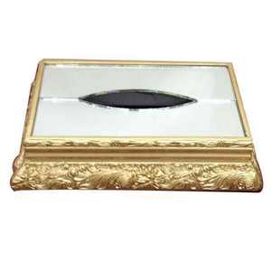 Porta Servilletas Cuadrado de Madera con Acabado en Nogal para Decoración de Mesa, Estilo Clásico, Ideal para Centros de Mesa - Product Image 2