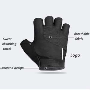 Gants de cyclisme demi-doigts de qualité supérieure, anti-chocs, pour le sport, le vélo, la musculation, style nouveau et tendance - Product Image 5