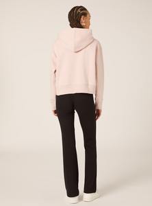 Sudadera con capucha cuadrada para mujer, estampado personalizado, invierno, ODM, 100% algodón, corte holgado, logotipo frontal, calidad superior para ropa de calle moderna - Product Image 5