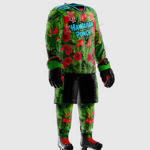 Uniforme de Hockey sobre Hielo Personalizado Profesional de Poliéster de Alta Calidad, Servicio OEM, Nombre del Equipo, Uniforme con Patrón en Blanco - Product Image 2