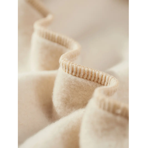 2023 personnalisé broderie impression hommes sweats à capuche luxe coton blanc épais col rond vêtements de rue de grande taille 6XL - Product Image 3