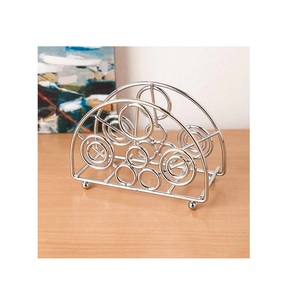 Kitchenware Counter top Tabletop Tissue <b>Holder</b> Royal Dinner Tableware Accessories <b>Napkin</b> <b>Holder</b> High Selling Metal <b>Napkin</b> <b>Holder</b> - Product Image 3