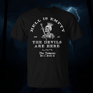 L'inferno è vuoto e tutti i demoni sono qui - T-shirt con citazione meme - Product Image 3