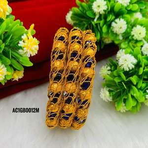 Galam Jewelry's Cute Brass Flower-Shaped Bangles Box Chain for Parties Weddings Gifts Engagements Anniversaries - Product Image 2