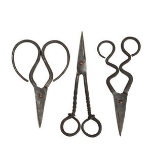 Tijera negra antigua hecha a mano rústica, Metal hecha a mano de tijera, tijeras de hilo Medievales/tijera transparente - Product Image 4