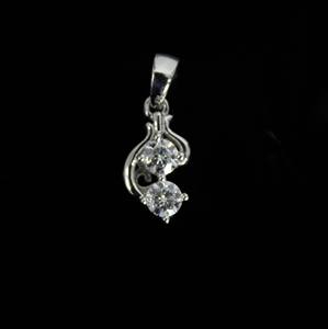 จี้เพชรโมอิสทรงกลมตัดแบบมินิมอลและเครื่องประดับดีไซเนอร์เสน่ห์ที่มีผิวสีเป็น925 - Product Image 5